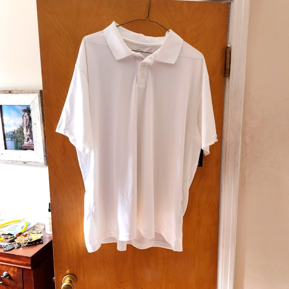 NWT White Dickies Polo Shirt